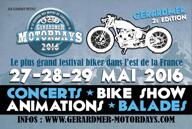 Motordays Gerardmer Vosges Biker Harley Davidson Moto Caractere